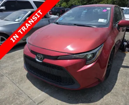 Red 2021 Toyota Corolla LE for sale in Alvin, TX