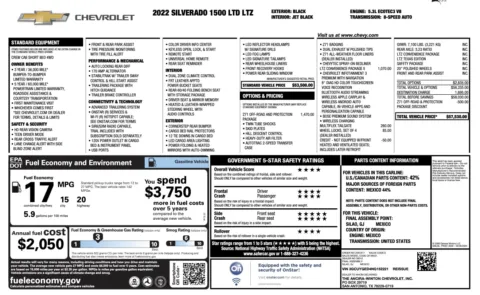 Photos of 2022 Chevrolet Silverado 1500 LTD LTZ for sale in Alvin, TX at Auto Boutique Texas