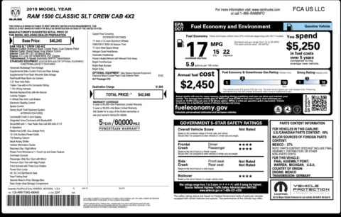 Photos of 2019 Ram 1500 Classic SLT for sale in Alvin, TX at Auto Boutique Texas