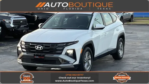 White 2025 Hyundai Tucson SE for sale in Alvin, TX