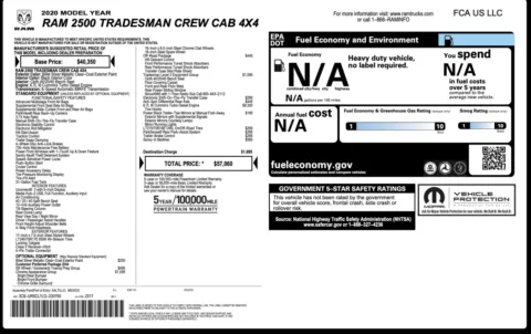 Photos of 2020 Ram 2500 Tradesman for sale in Alvin, TX at Auto Boutique Texas