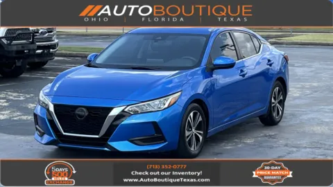 Blue 2022 Nissan Sentra SV for sale in Alvin, TX