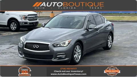 Gray 2016 INFINITI Q50 2.0t Premium for sale in Alvin, TX