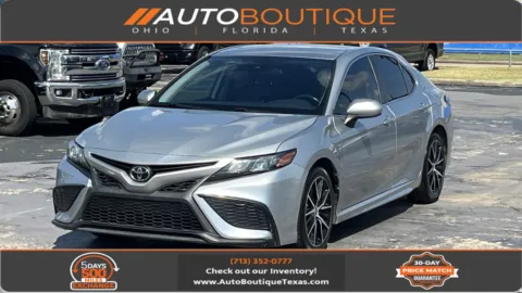 Silver 2021 Toyota Camry SE Nightshade for sale in Alvin, TX