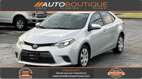 Silver 2016 Toyota Corolla LE for sale in Alvin, TX