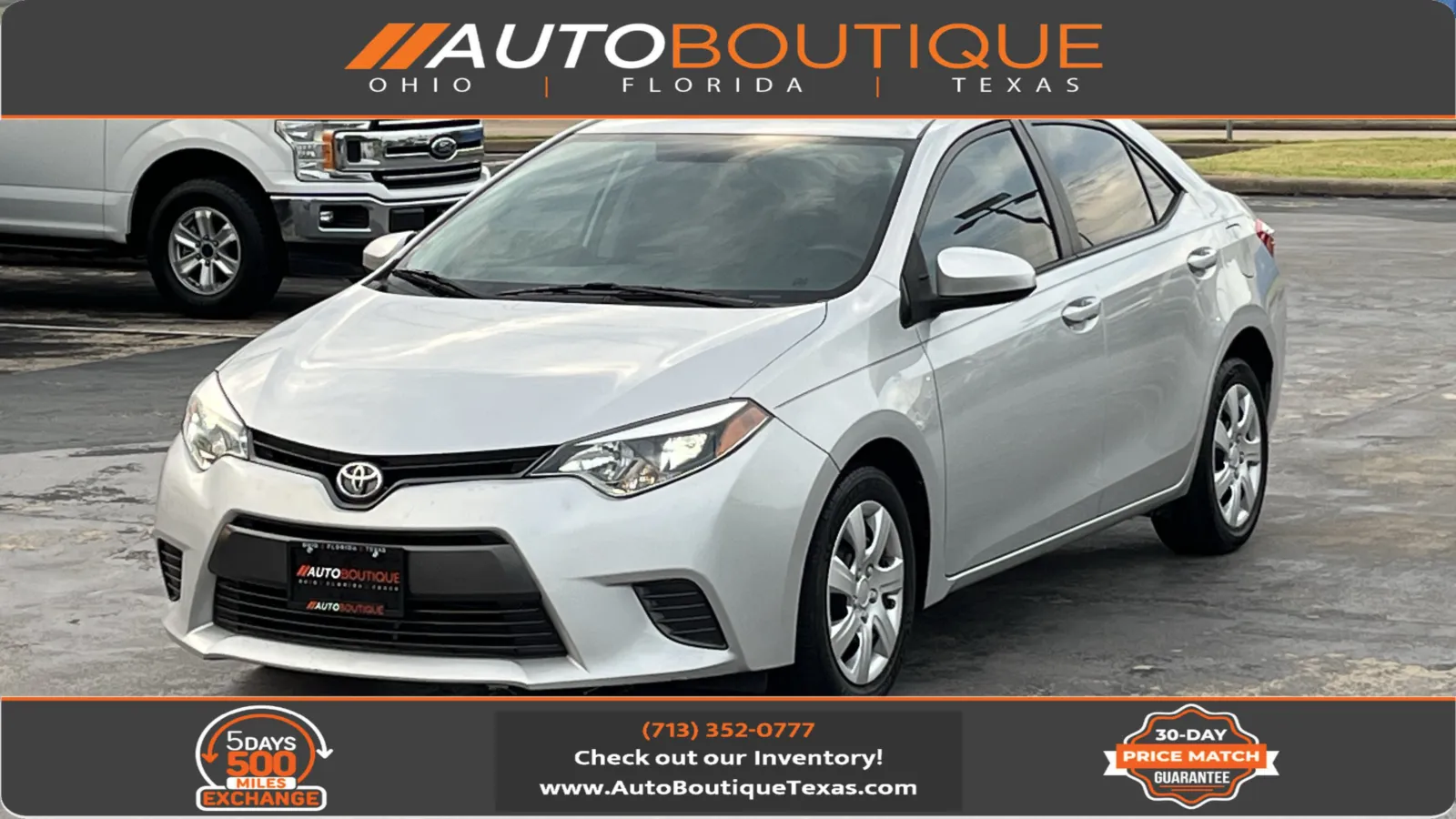 2016 Toyota Corolla LE for sale in Alvin, TX