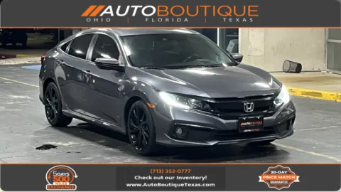 Black 2021 Honda Civic Sedan Sport for sale in Alvin, TX
