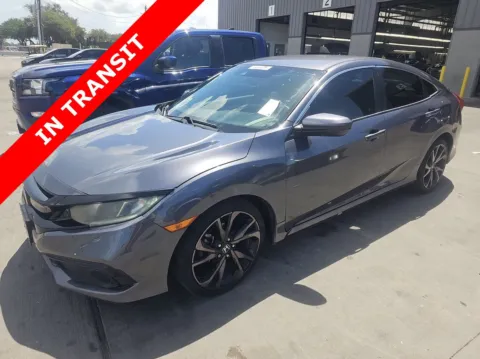 Black 2021 Honda Civic Sedan Sport for sale in Alvin, TX