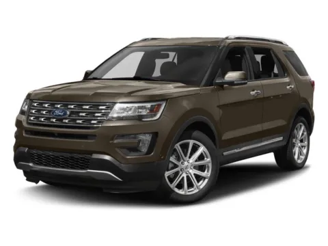 Gold 2017 Ford Explorer Limited for sale in Alvin, TX