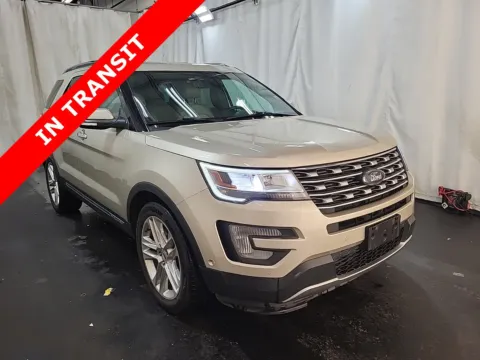 Gold 2017 Ford Explorer Limited for sale in Alvin, TX