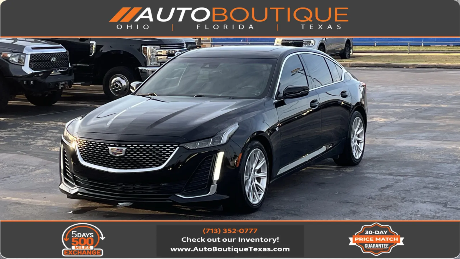 Black 2021 Cadillac CT5 Luxury for sale in Alvin, TX