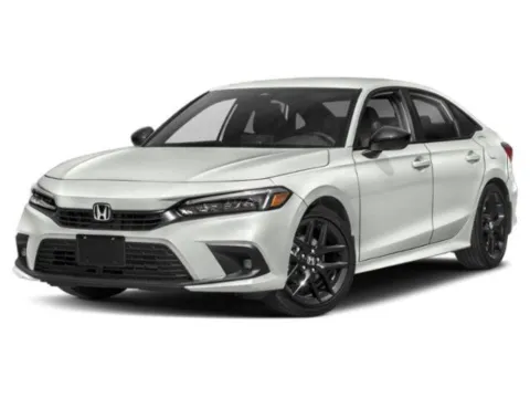 Silver 2022 Honda Civic Sedan Sport for sale in Alvin, TX