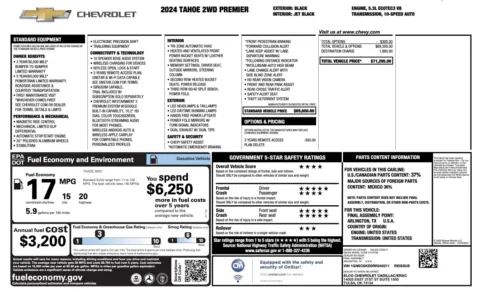 Photos of 2024 Chevrolet Tahoe Premier for sale in Alvin, TX at Auto Boutique Texas