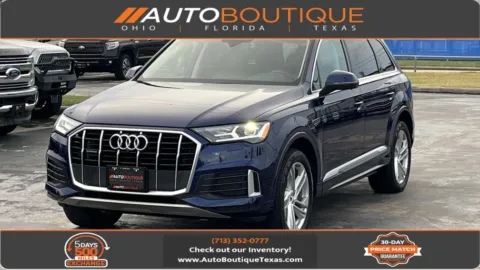 Blue 2020 Audi Q7 Premium Plus for sale in Alvin, TX