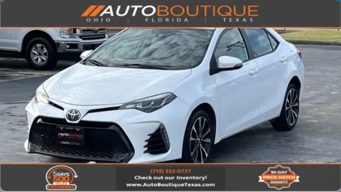 White 2017 Toyota Corolla SE for sale in Alvin, TX