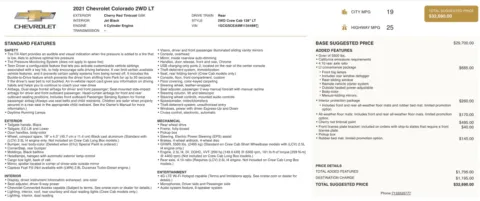 Photos of 2021 Chevrolet Colorado 2WD LT for sale in Alvin, TX at Auto Boutique Texas