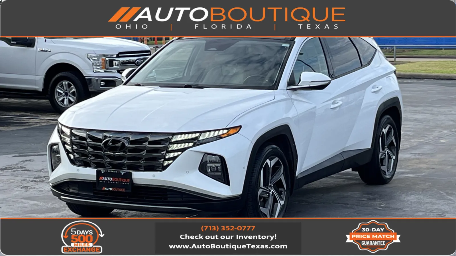 White 2022 Hyundai Tucson Limited for sale in Alvin, TX