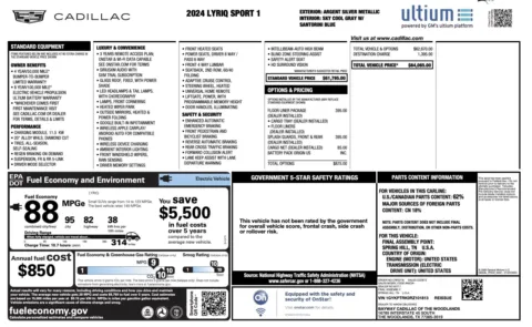Photos of 2024 Cadillac LYRIQ Sport for sale in Alvin, TX at Auto Boutique Texas