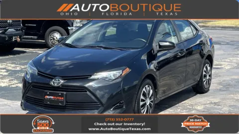Black 2019 Toyota Corolla LE for sale in Alvin, TX