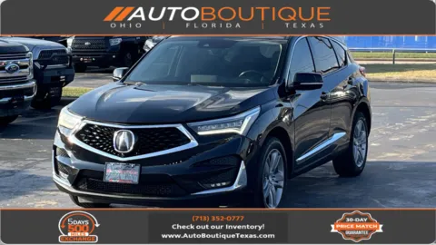 Black 2019 Acura RDX w/Advance Pkg for sale in Alvin, TX