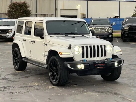 Another view of 2022 Jeep Wrangler 4xe Unlimited Sahara for sale in Alvin, TX at Auto Boutique Texas