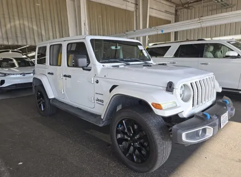 Another view of 2022 Jeep Wrangler 4xe Unlimited Sahara for sale in Alvin, TX at Auto Boutique Texas