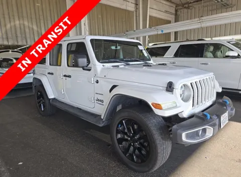 Another view of 2022 Jeep Wrangler 4xe Unlimited Sahara for sale in Alvin, TX at Auto Boutique Texas