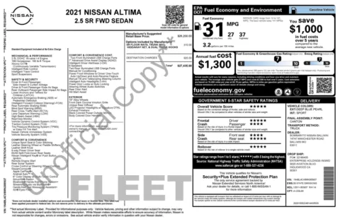 Photos of 2021 Nissan Altima 2.5 SR for sale in Alvin, TX at Auto Boutique Texas
