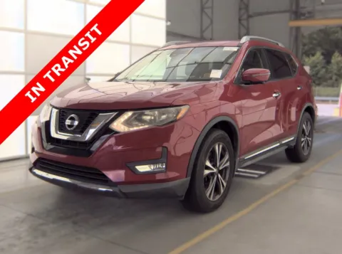 Red 2017 Nissan Rogue SL for sale in Alvin, TX