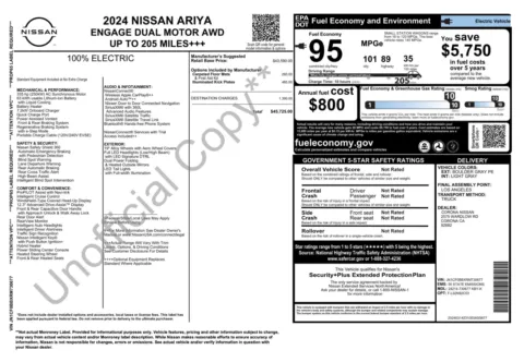 Photos of 2024 Nissan ARIYA ENGAGE for sale in Alvin, TX at Auto Boutique Texas