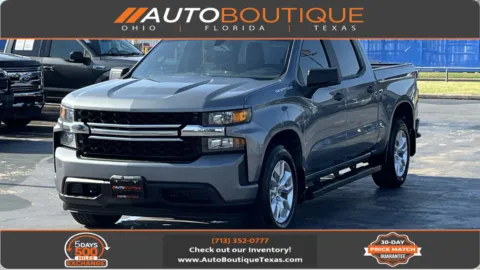 Gray 2020 Chevrolet Silverado 1500 Custom for sale in Alvin, TX