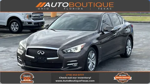 Brown 2016 INFINITI Q50 3.0t Premium for sale in Alvin, TX