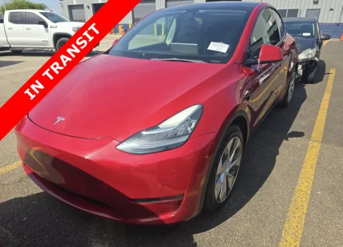 Red 2022 Tesla Model Y Long Range for sale in Alvin, TX