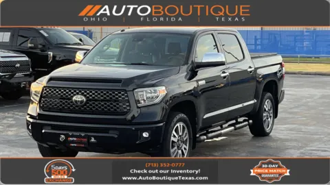 Black 2018 Toyota Tundra Platinum for sale in Alvin, TX