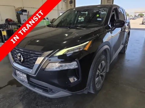 Black 2021 Nissan Rogue SV for sale in Alvin, TX