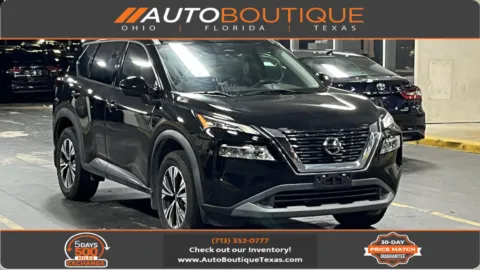 Black 2021 Nissan Rogue SV for sale in Alvin, TX