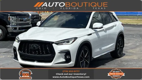 White 2023 INFINITI QX50 SPORT for sale in Alvin, TX