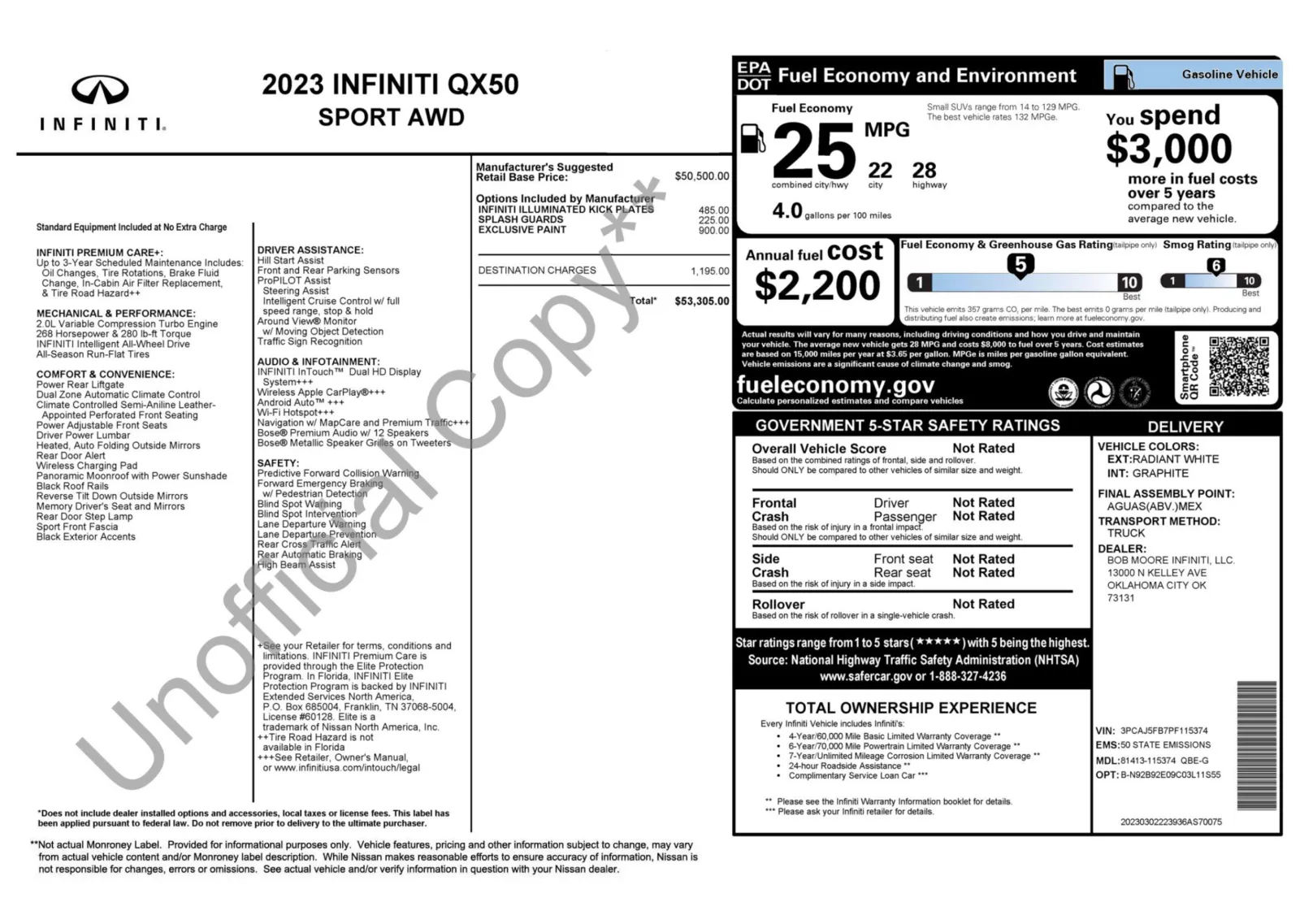 Infiniti QX50 photo 15