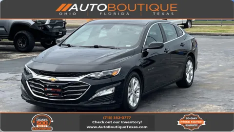Black 2020 Chevrolet Malibu LT for sale in Alvin, TX