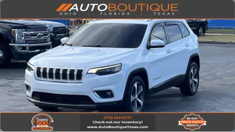 White 2021 Jeep Cherokee Limited for sale in Alvin, TX