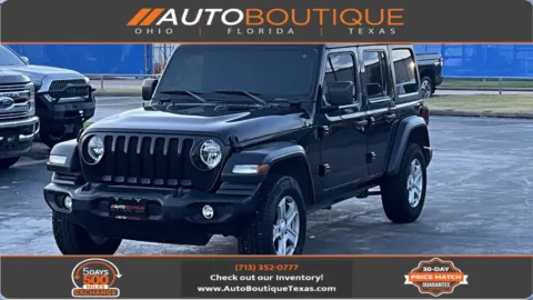 Black 2023 Jeep Wrangler Sport S for sale in Alvin, TX