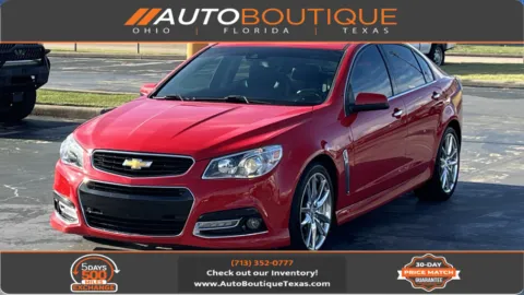 Red 2015 Chevrolet SS for sale in Alvin, TX