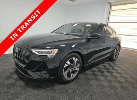 Black 2022 Audi e-tron Sportback S line Premium for sale in Alvin, TX