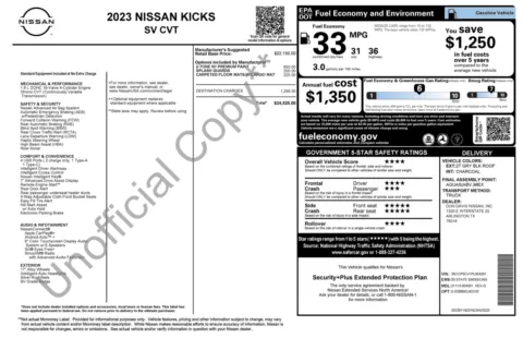 More photos of 2023 Nissan Kicks SV at Auto Boutique Texas, TX