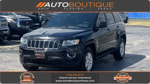 Black 2015 Jeep Grand Cherokee Laredo for sale in Alvin, TX