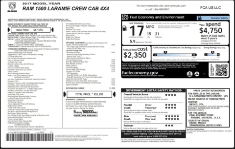 Photos of 2017 Ram 1500 Laramie for sale in Alvin, TX at Auto Boutique Texas
