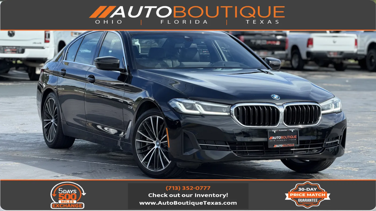 Black 2023 BMW 5 Series 530e xDrive for sale in Alvin, TX