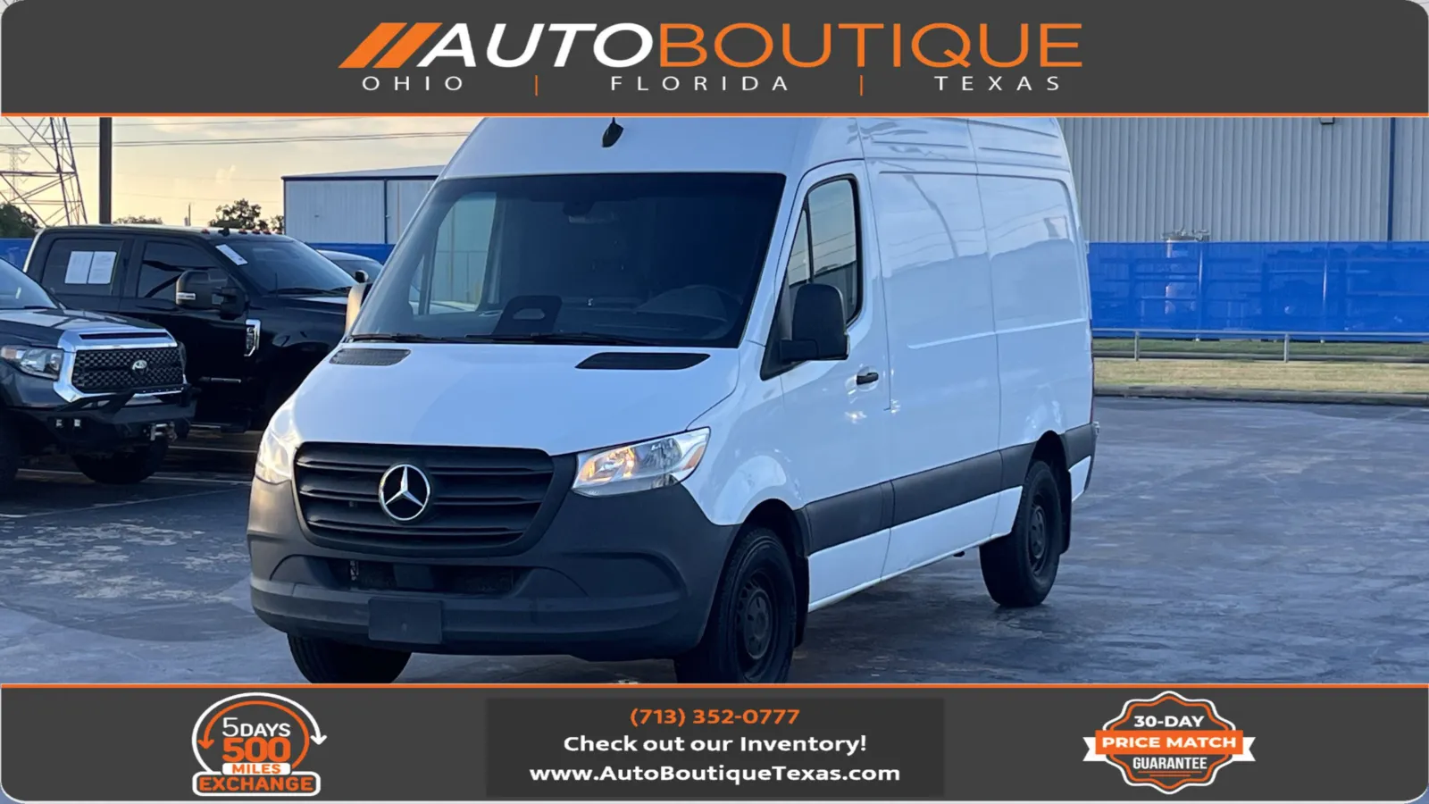 White 2025 Mercedes-Benz Sprinter Cargo Van 2500 for sale in Alvin, TX