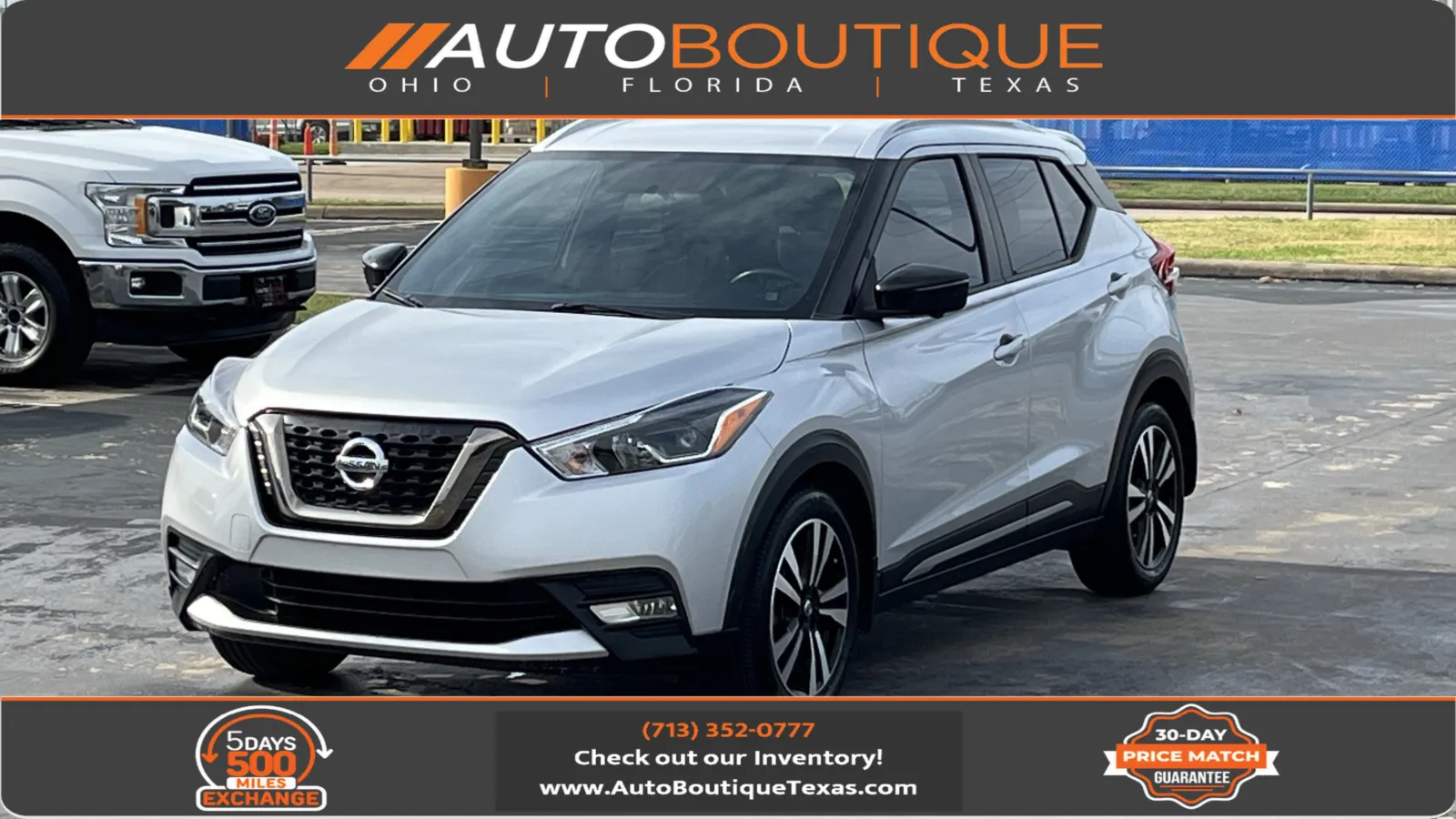 Silver 2019 Nissan Kicks SR for sale in Alvin, TX
