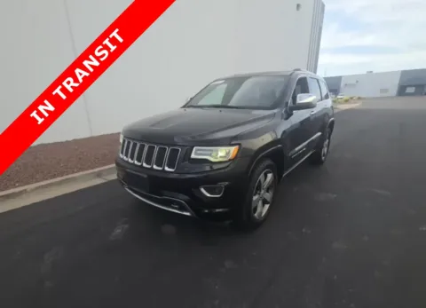 Black 2016 Jeep Grand Cherokee Overland for sale in Alvin, TX
